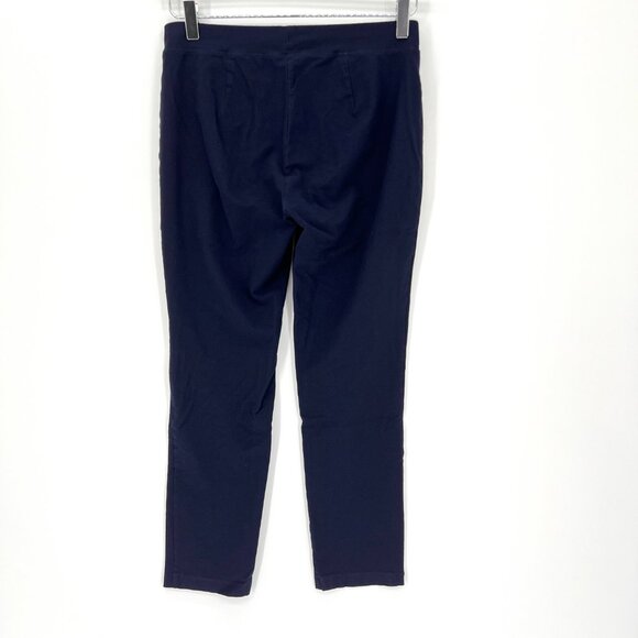 Eileen Fisher System Washable Stretch Crepe‎ Slim Ankle Pant Size XS Navy Blue - Picture 6 of 11
